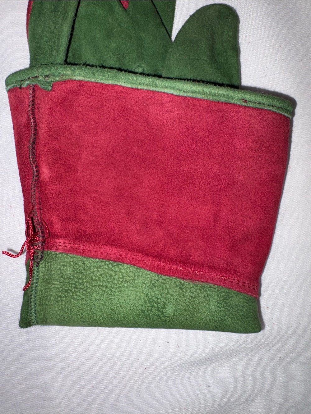 RARE Vintage Hermès Paris Suede Gauntlet Gloves 7.5 France Collector - Picture 4 of 8